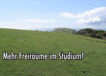 Flyer "Mehr Freir&auml;ume im Studium!" (Vorderseite)