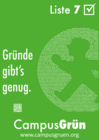 Plakat: "Gr&uuml;nde gibt&lsquo;s genug." (2011)