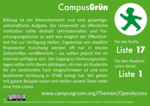 Flyer "Freier Zugang zu Bildung?" - R&uuml;ckseite (2008)
