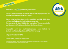 Flyer: Nachhaltigkeitsmesse (R&uuml;ckseite)