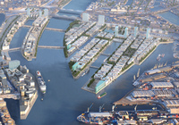 Szenario 4.0 - Umzug der Uni auf den kleinen Grasbrook &copy; Gerkan, Marg and Partners Achitects (gmp)